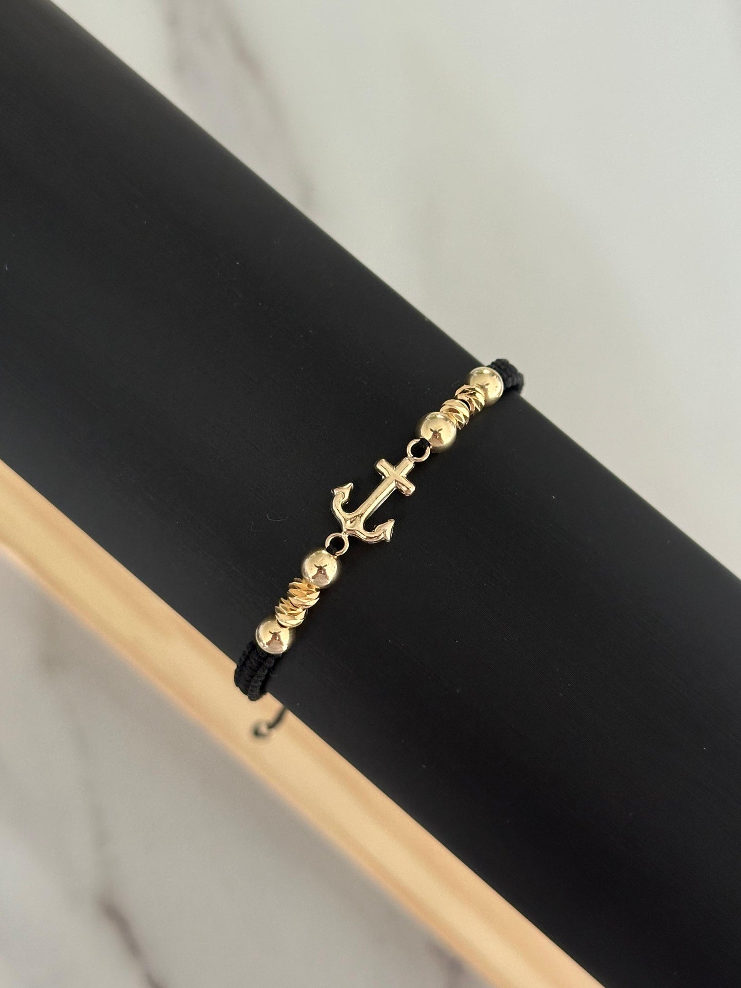 Pulsera ancla P (5mm diamantado 4mm)
