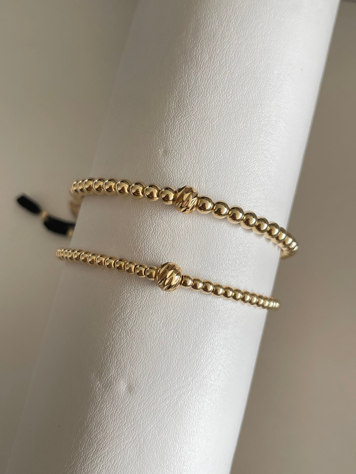Pulseras pareja Balines (3mm y 4mm)