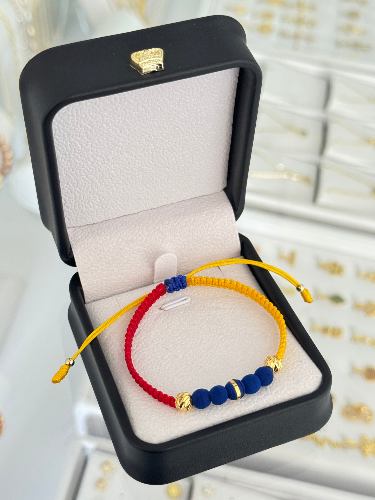 Pulsera tricolor tejida BLZ. N de Balín: #6.