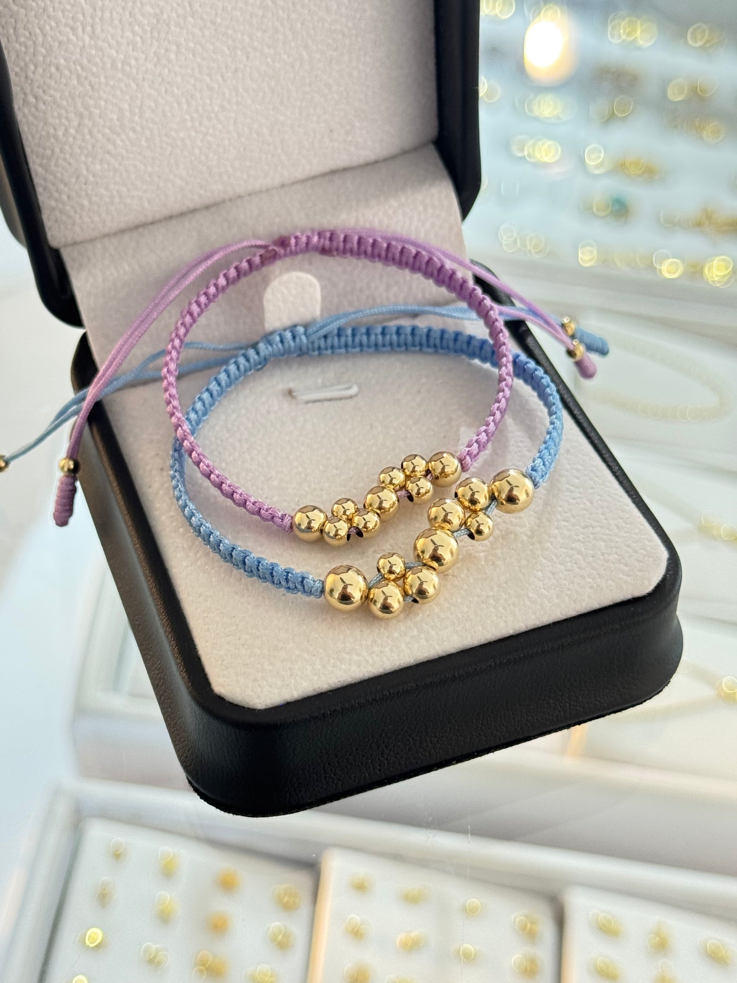 Pulsera pareja burbujas