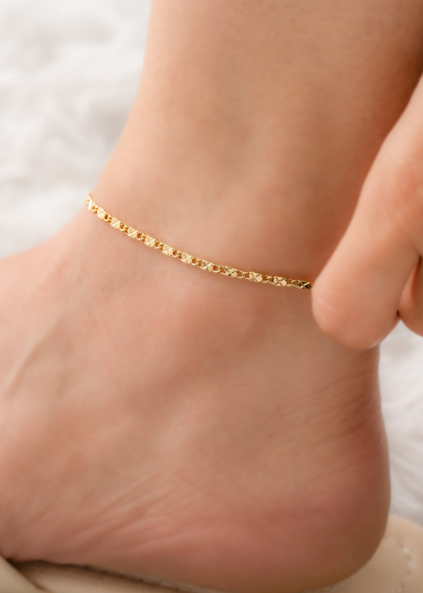 Tobillera destellos 2.5mm 24.5cm