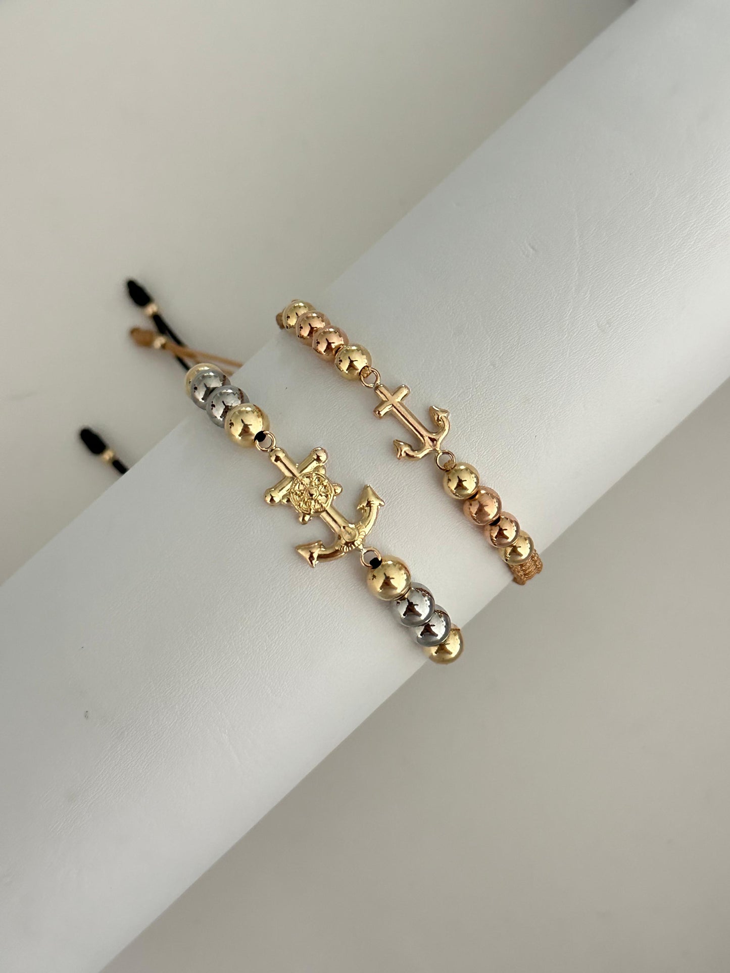 Pulsera pareja ancla (5mm, 6mm)