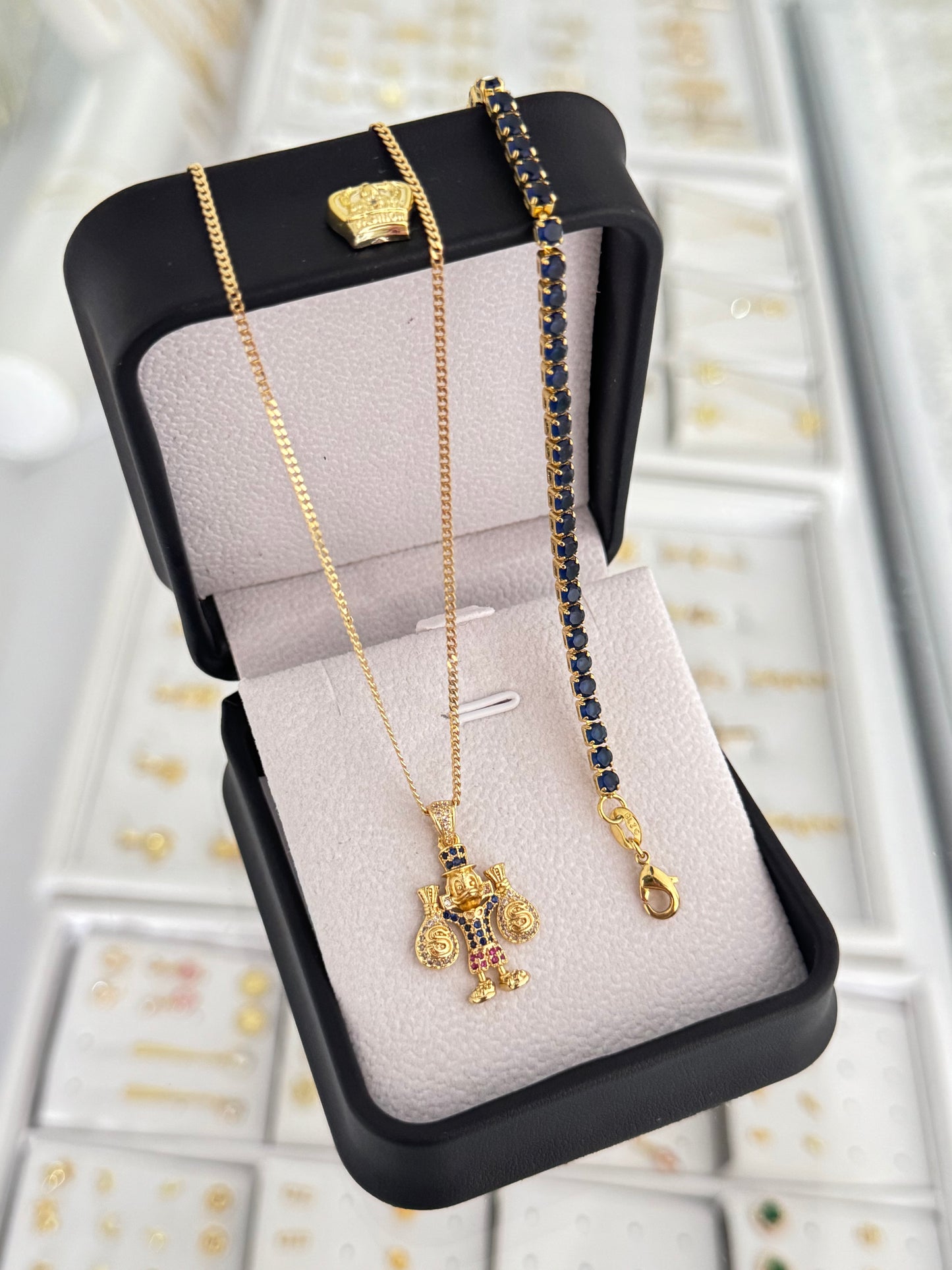 Conjunto tío rico pequeño blue