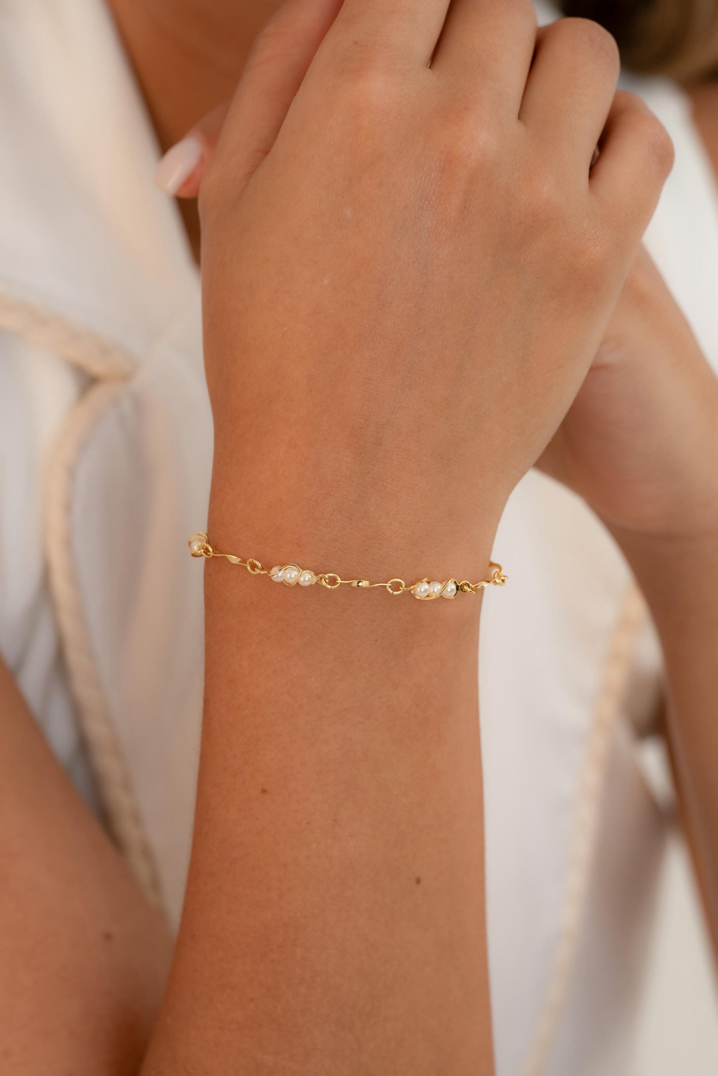 Esclava perla 16 cms + extensor