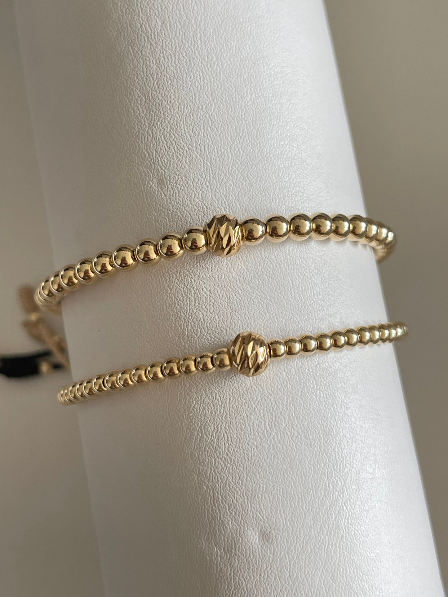 Pulseras pareja Balines (3mm y 4mm)
