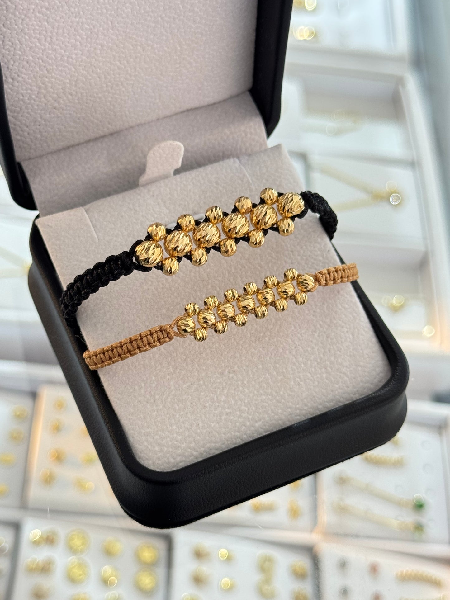 Pulsera pareja diamantada