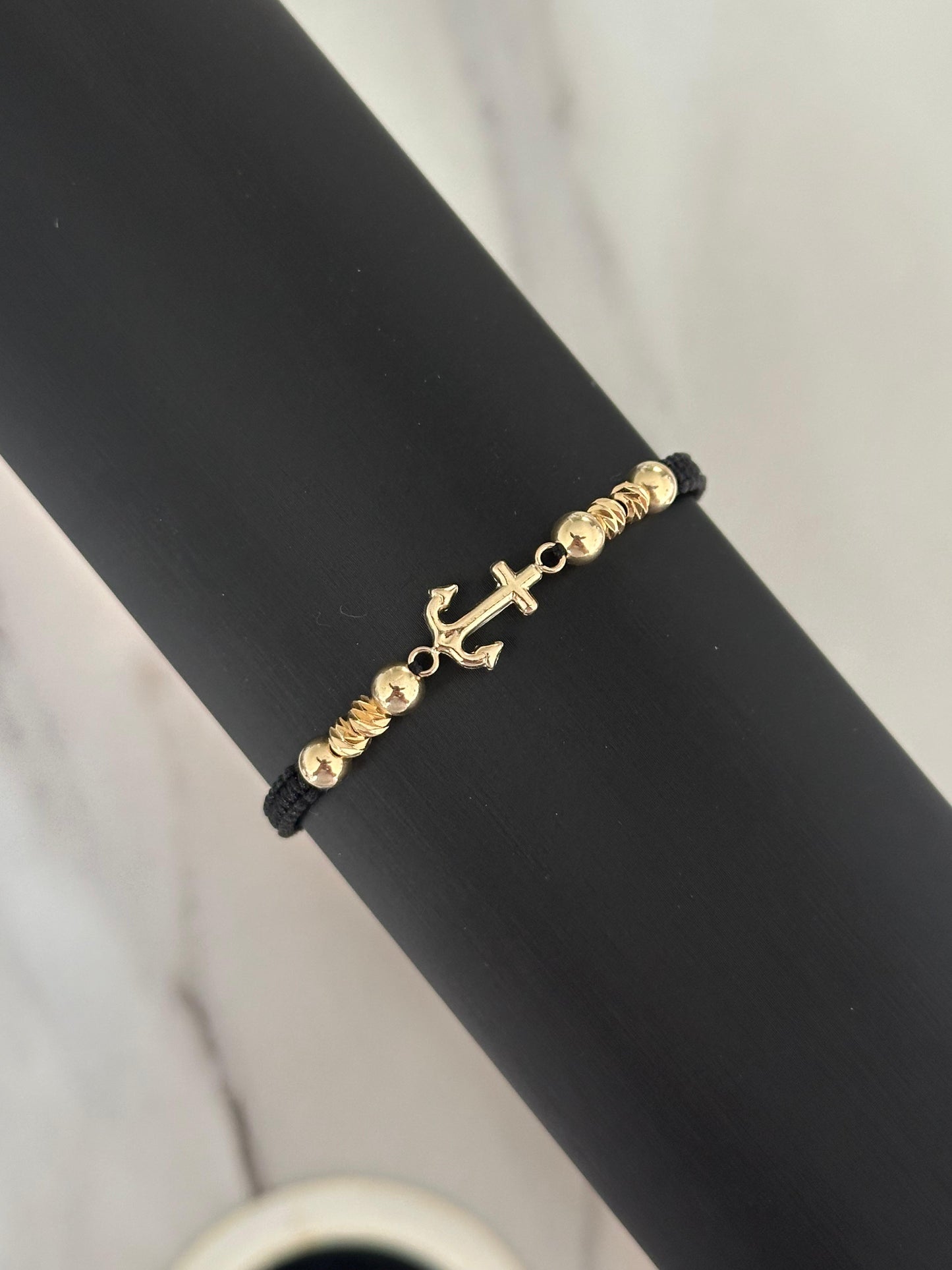 Pulsera ancla P (5mm diamantado 4mm)