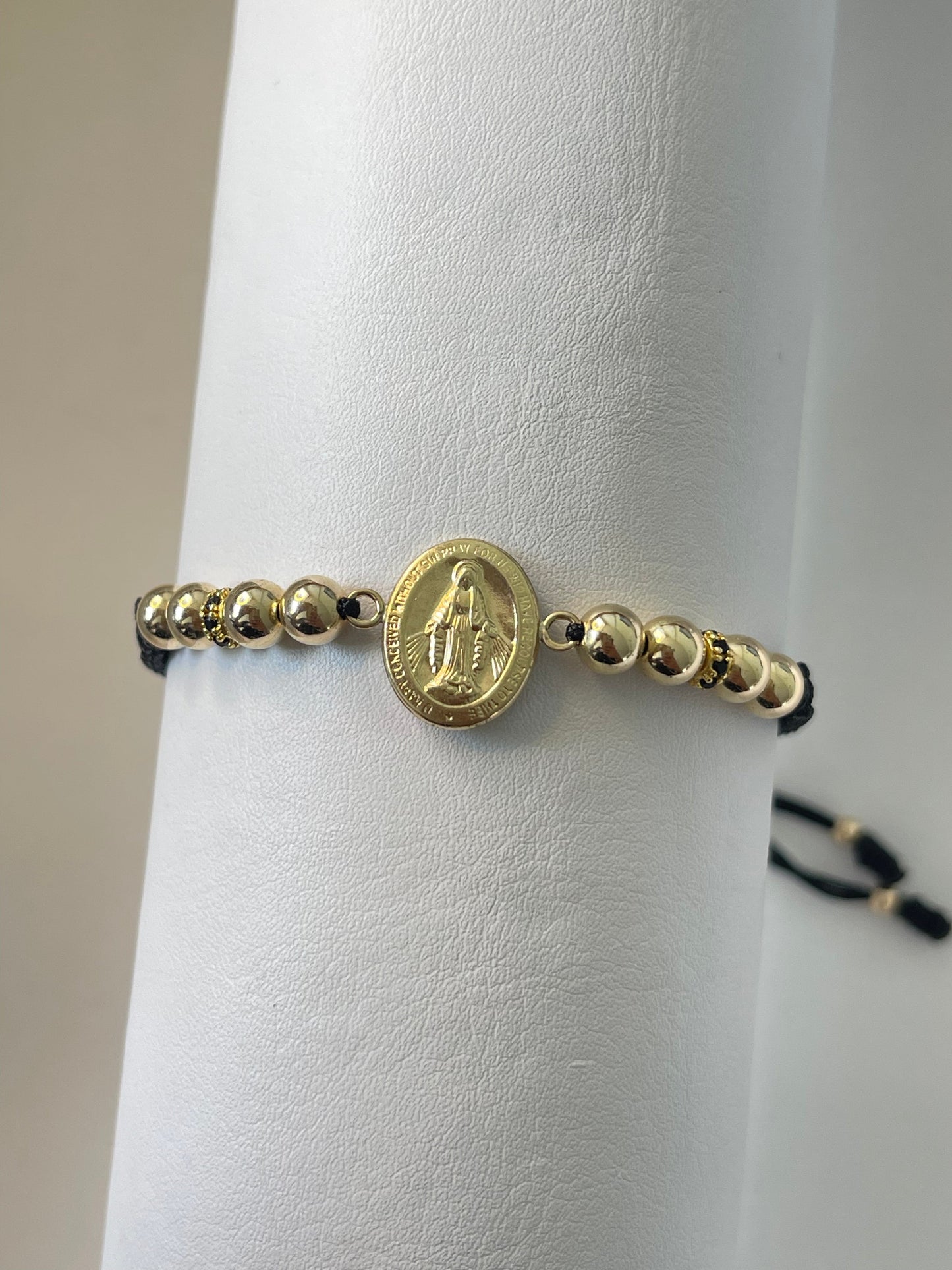 Pulsera virgen milagrosa grande (5mm)
