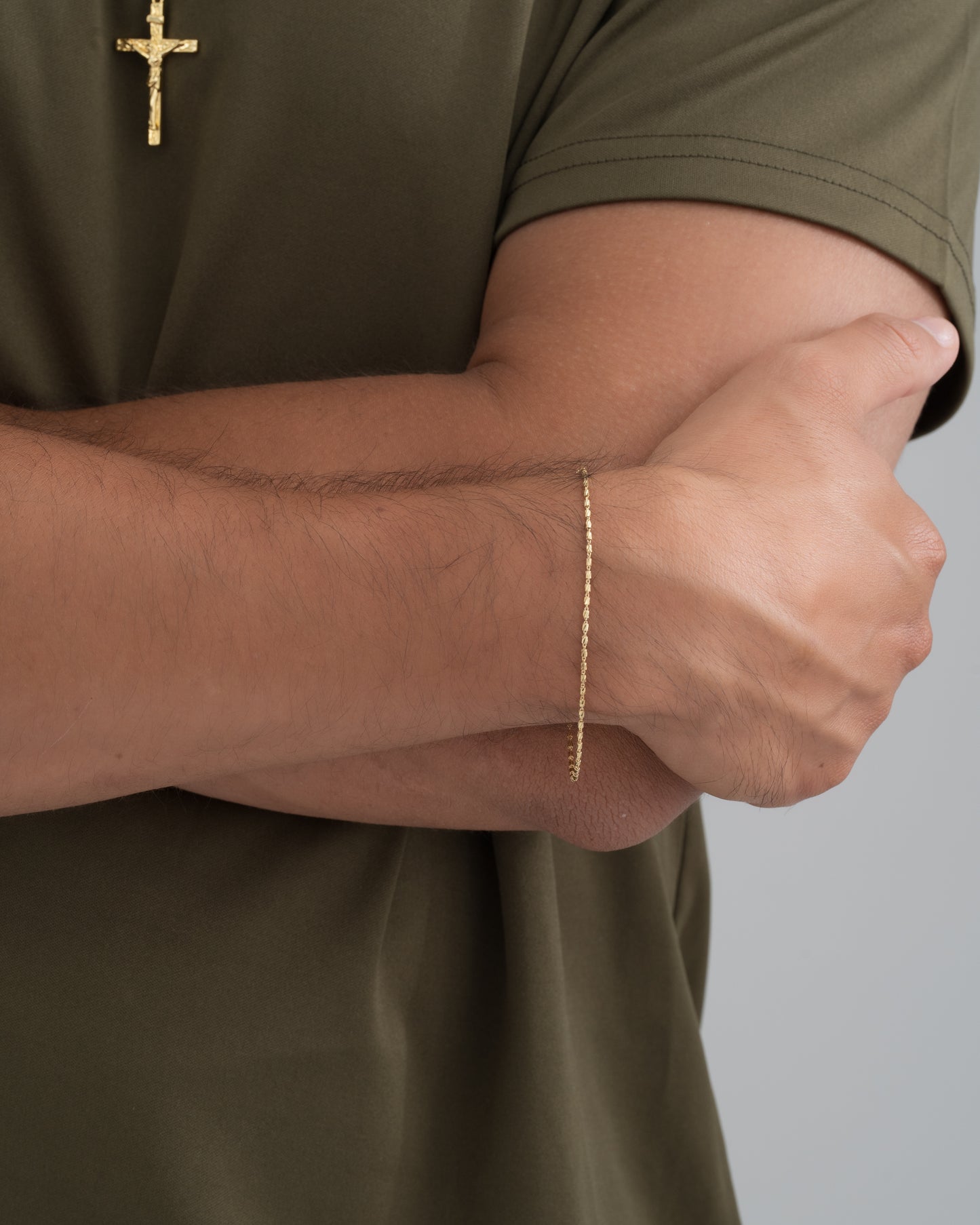 Pulsera tube gold IT 19.5cms