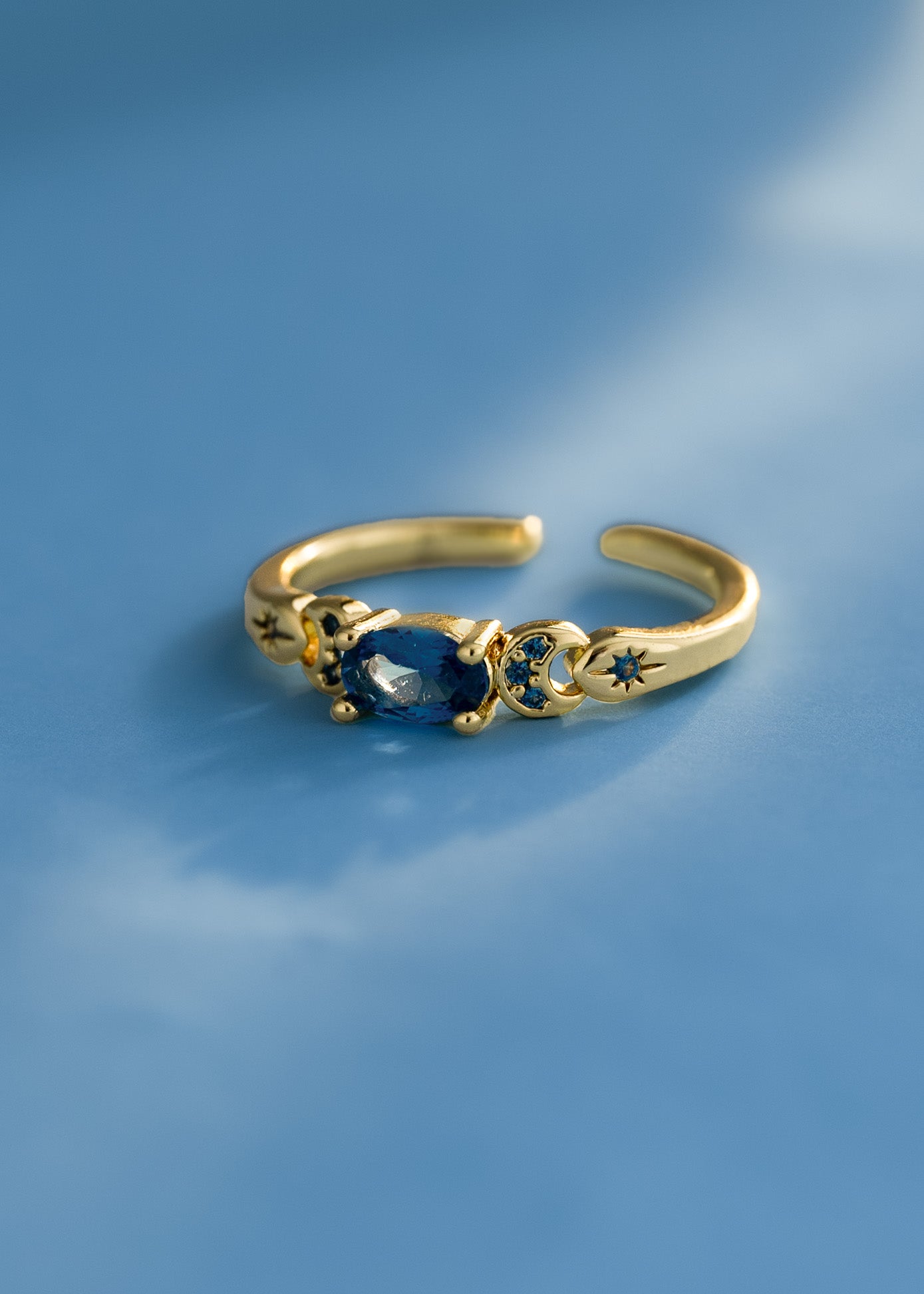 Anillo blue desert ajustable