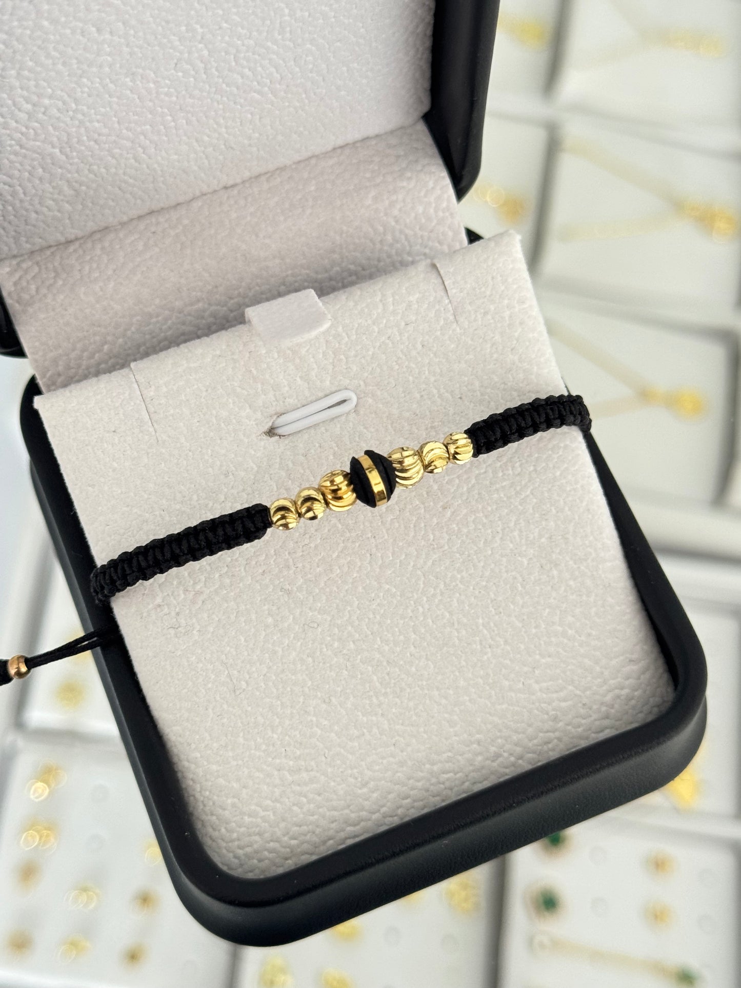 Pulsera neoargollado #6. N de balín: #4 italiano, #5 italiano.