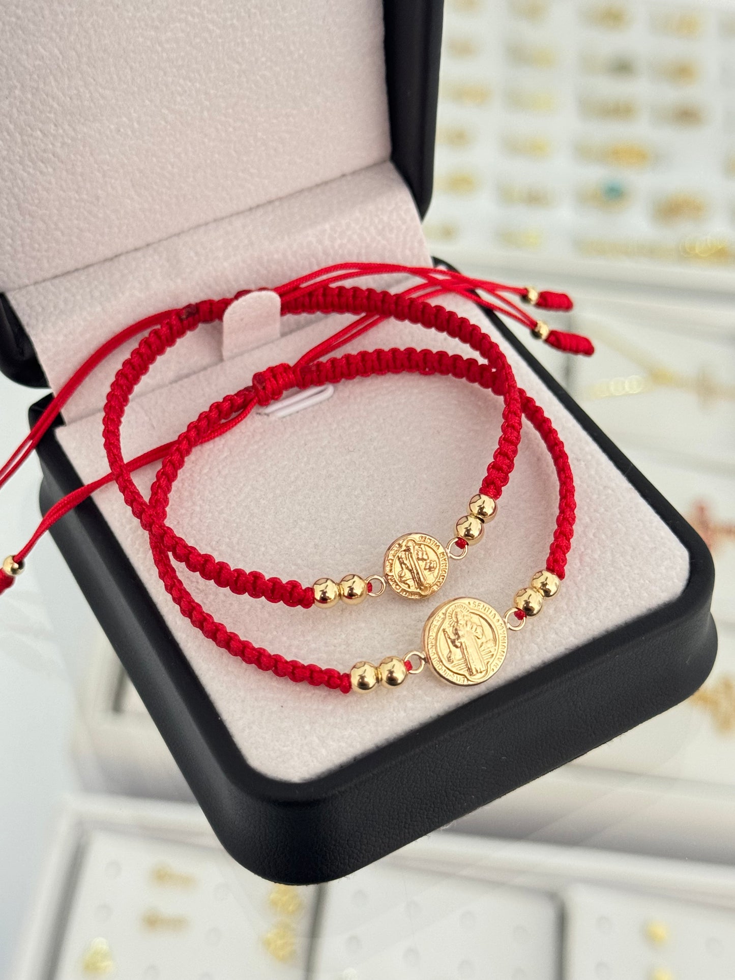 Pulsera san Benito mediano y pequeño
