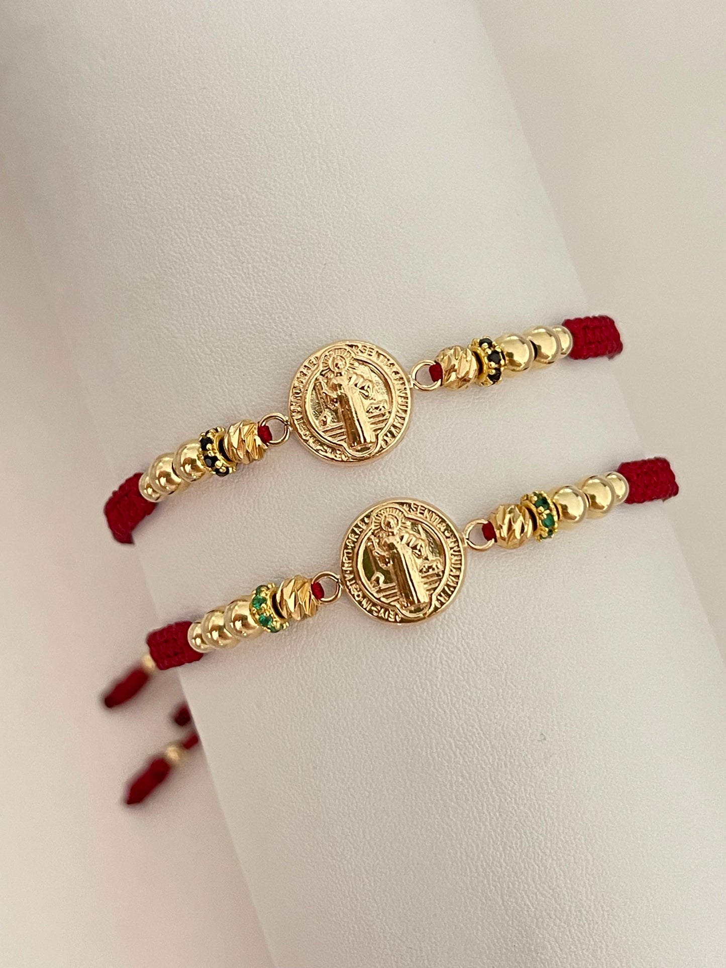 Pulsera Pareja San Benito mediano