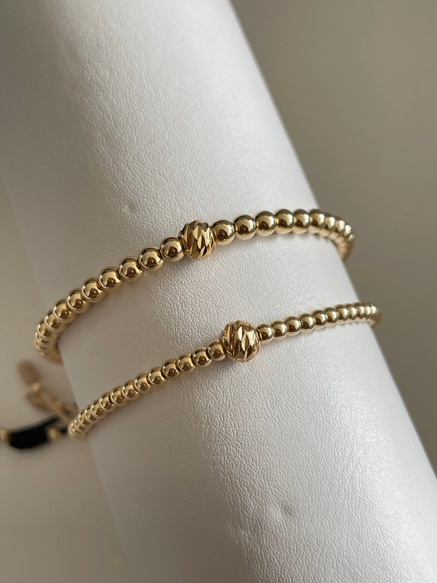 Pulseras pareja Balines (3mm y 4mm)