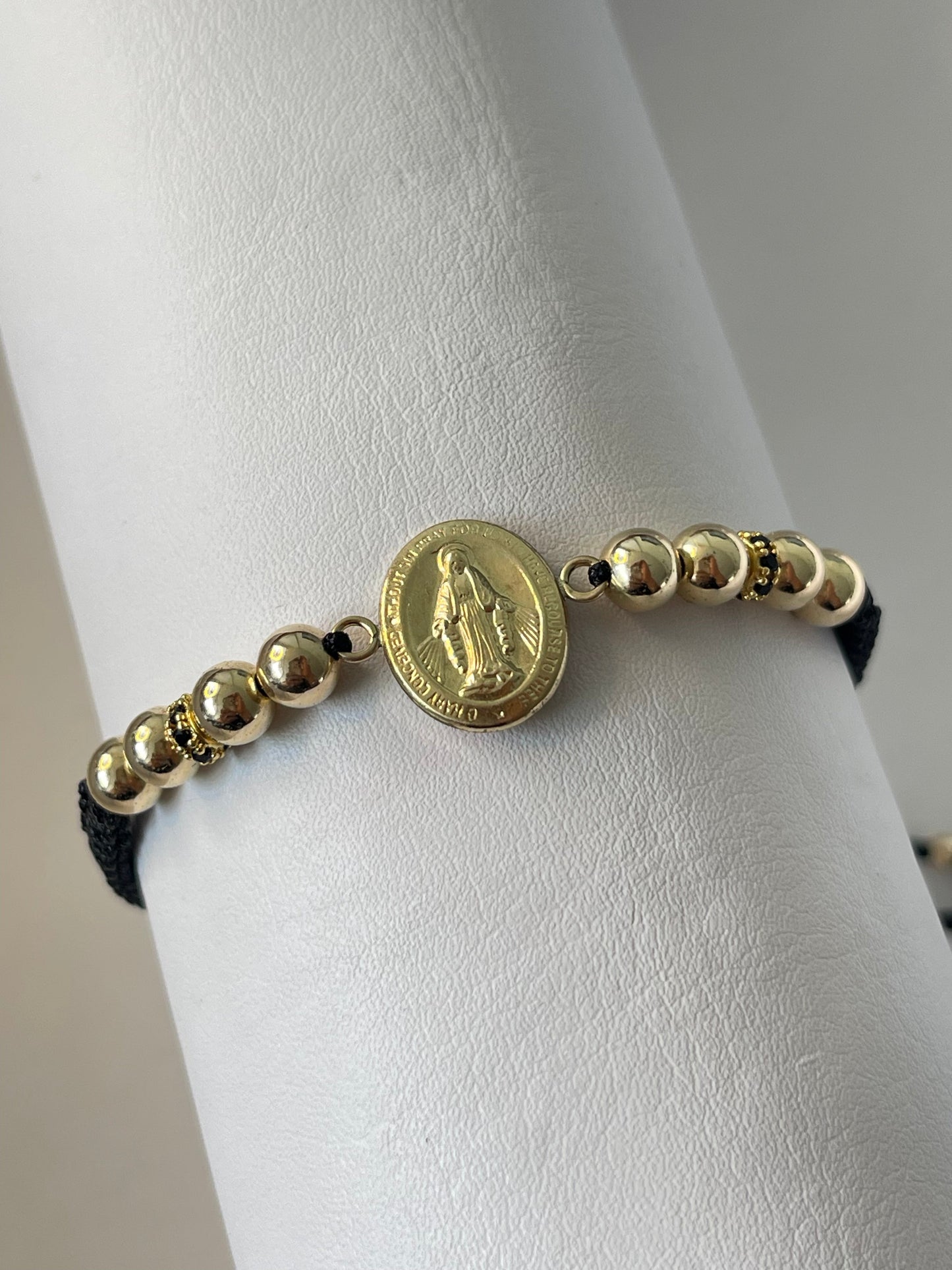Pulsera virgen milagrosa grande (5mm)
