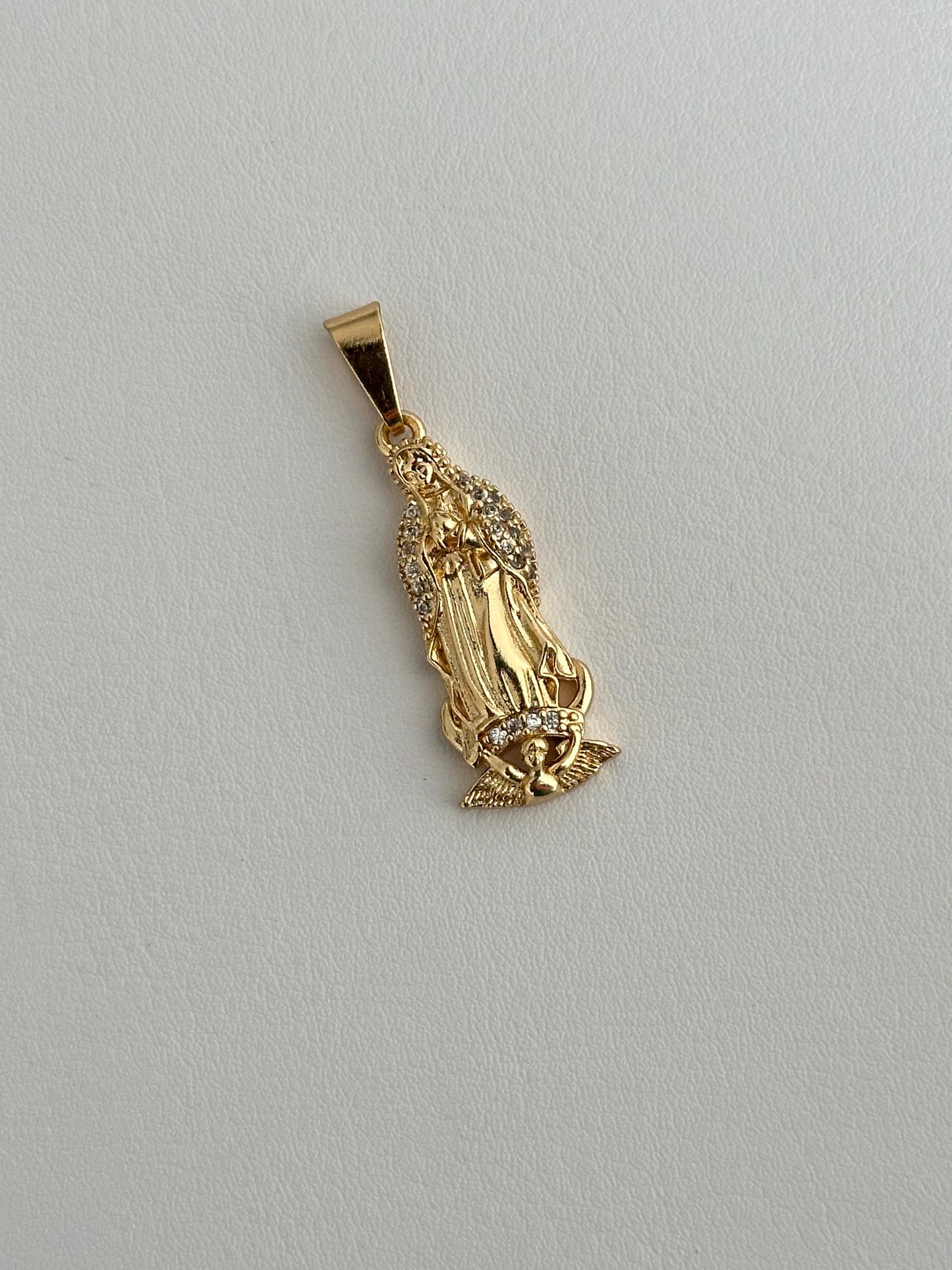 Dije virgen de Guadalupe crystal exclusive 3.8cms