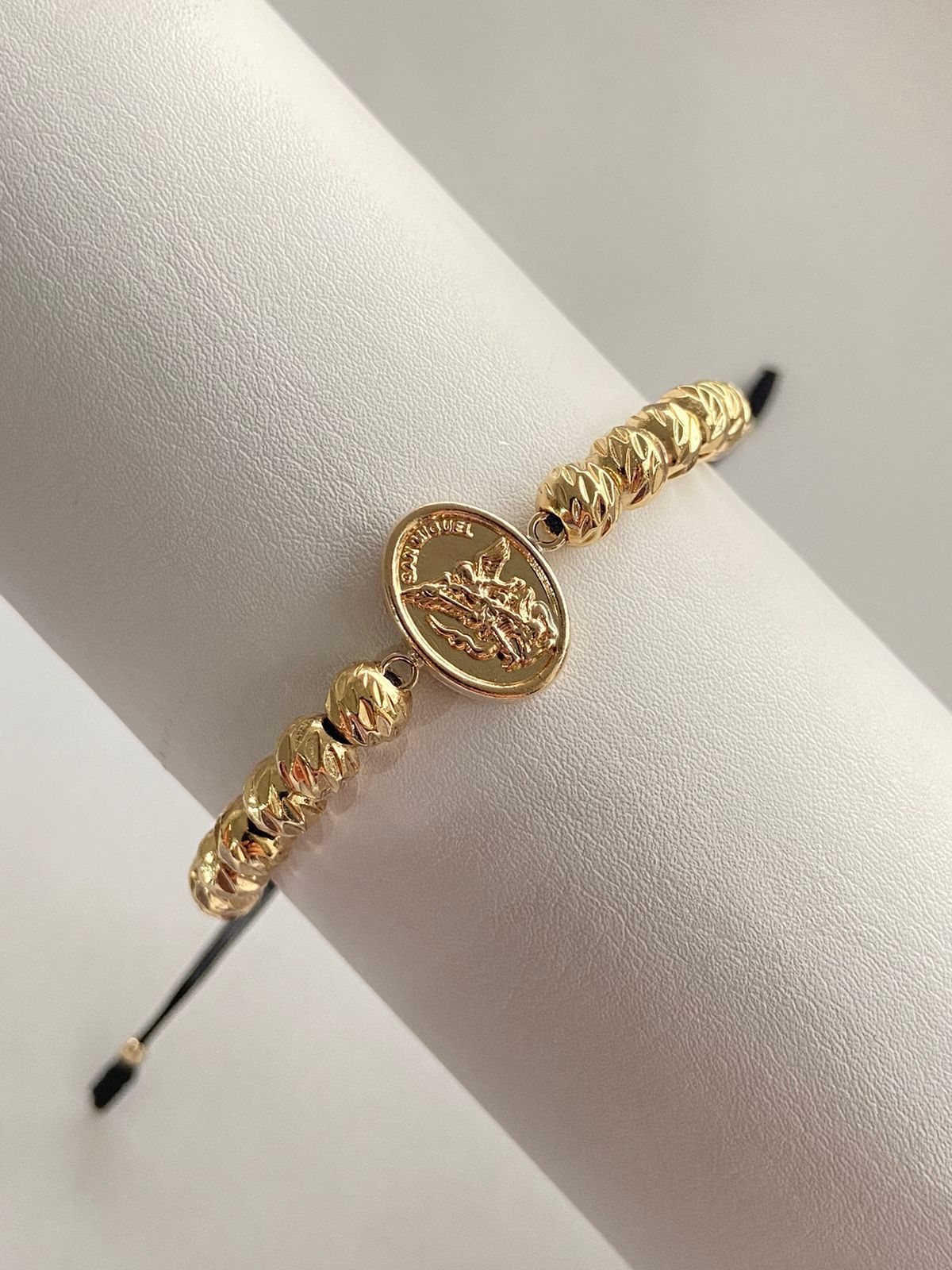 Pulsera San Miguel grande Diamantada ⚜️ (6mm)