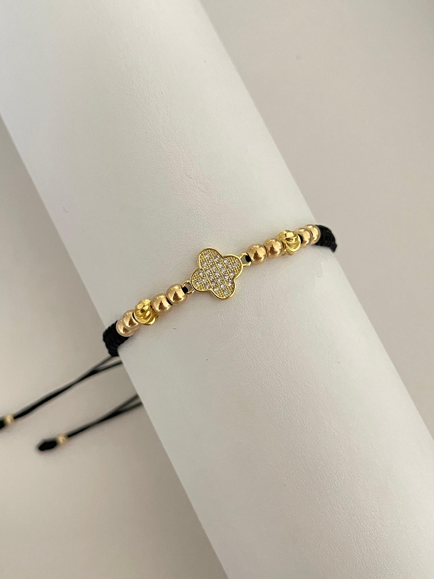 Pulsera clover circonia (5mm) (4mm)
