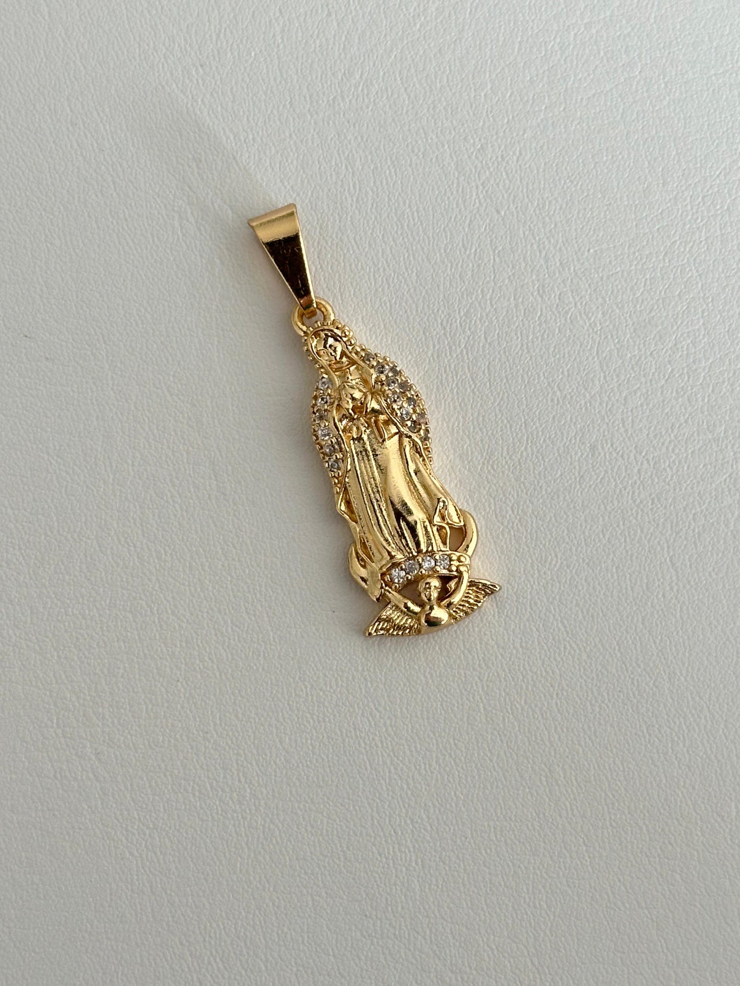 Dije virgen de Guadalupe crystal exclusive 3.8cms