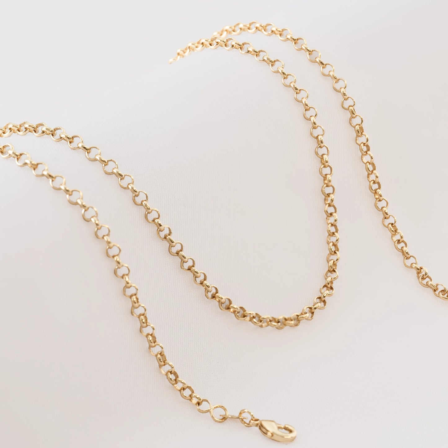 Cadena aros 3mm 65cm