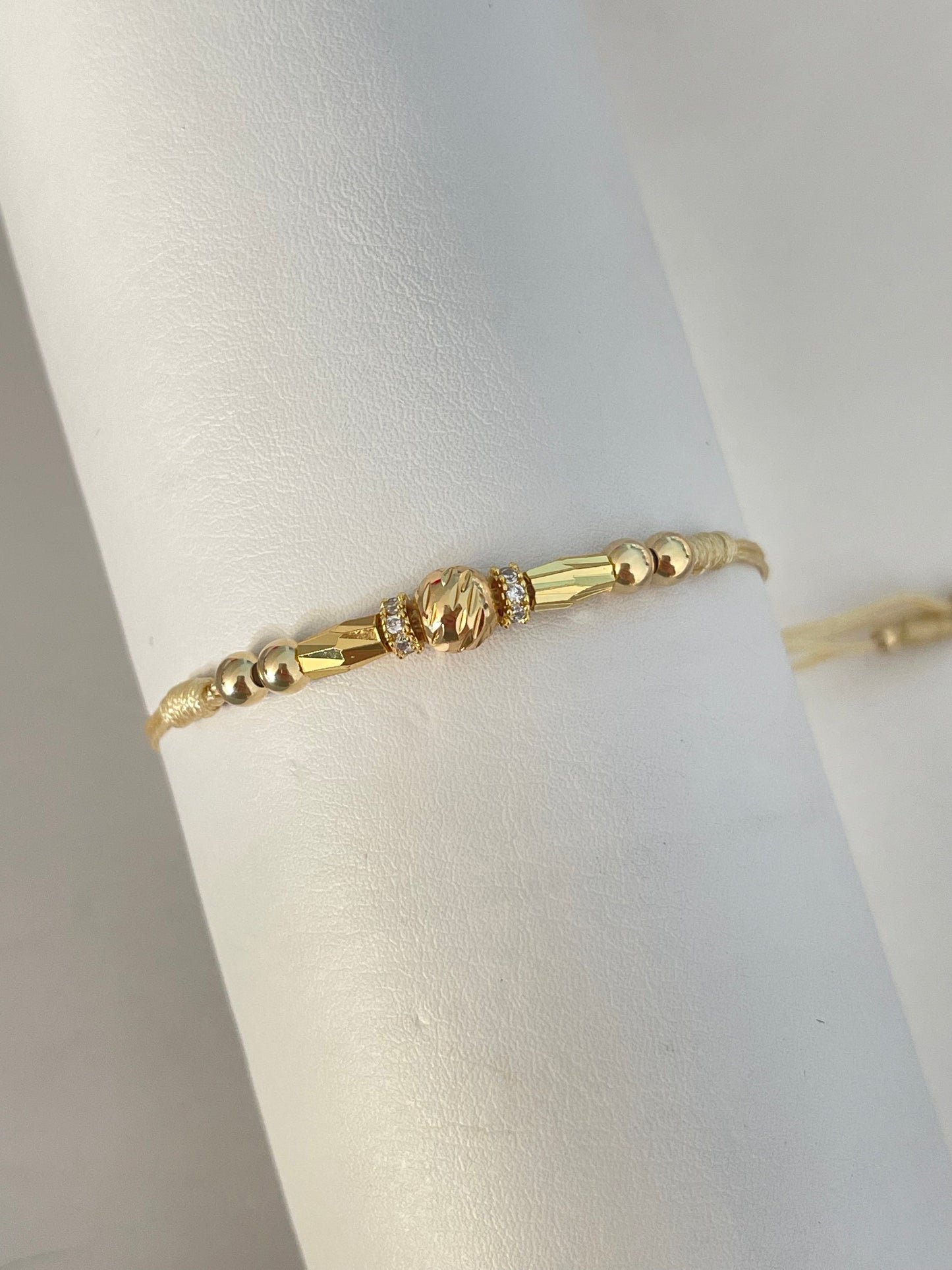 Pulsera canutillo diamantada ✨(6mm,4mm)