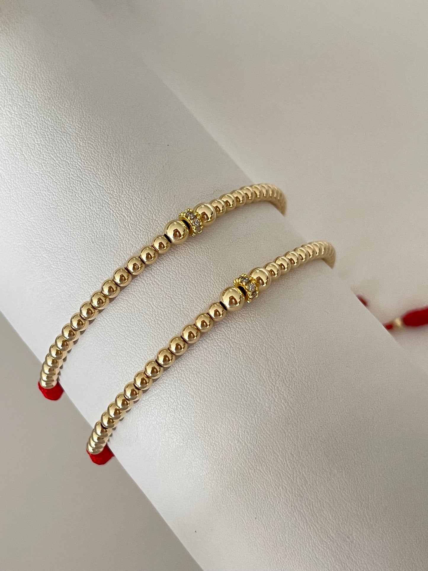 Pulseras pareja Balines (3mm y 4mm)