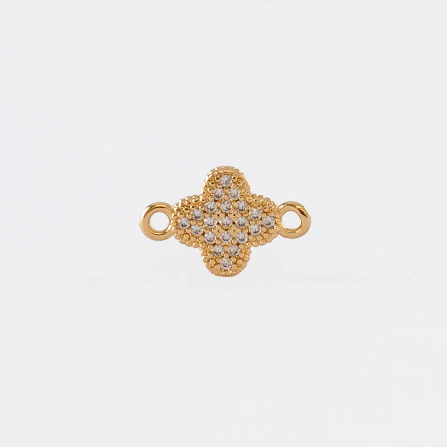 Herraje Clover circonia 8mm