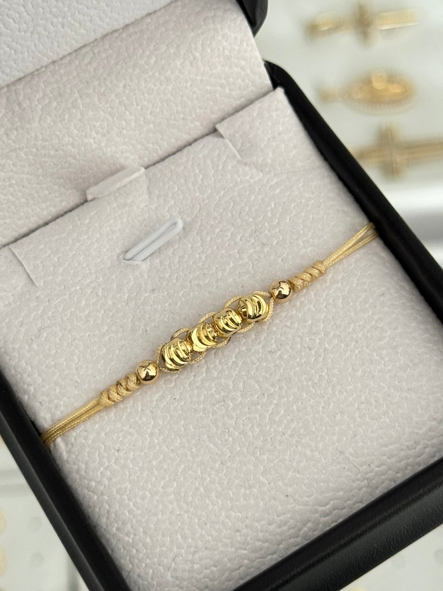 Pulsera tejido balin italiano 5mm
