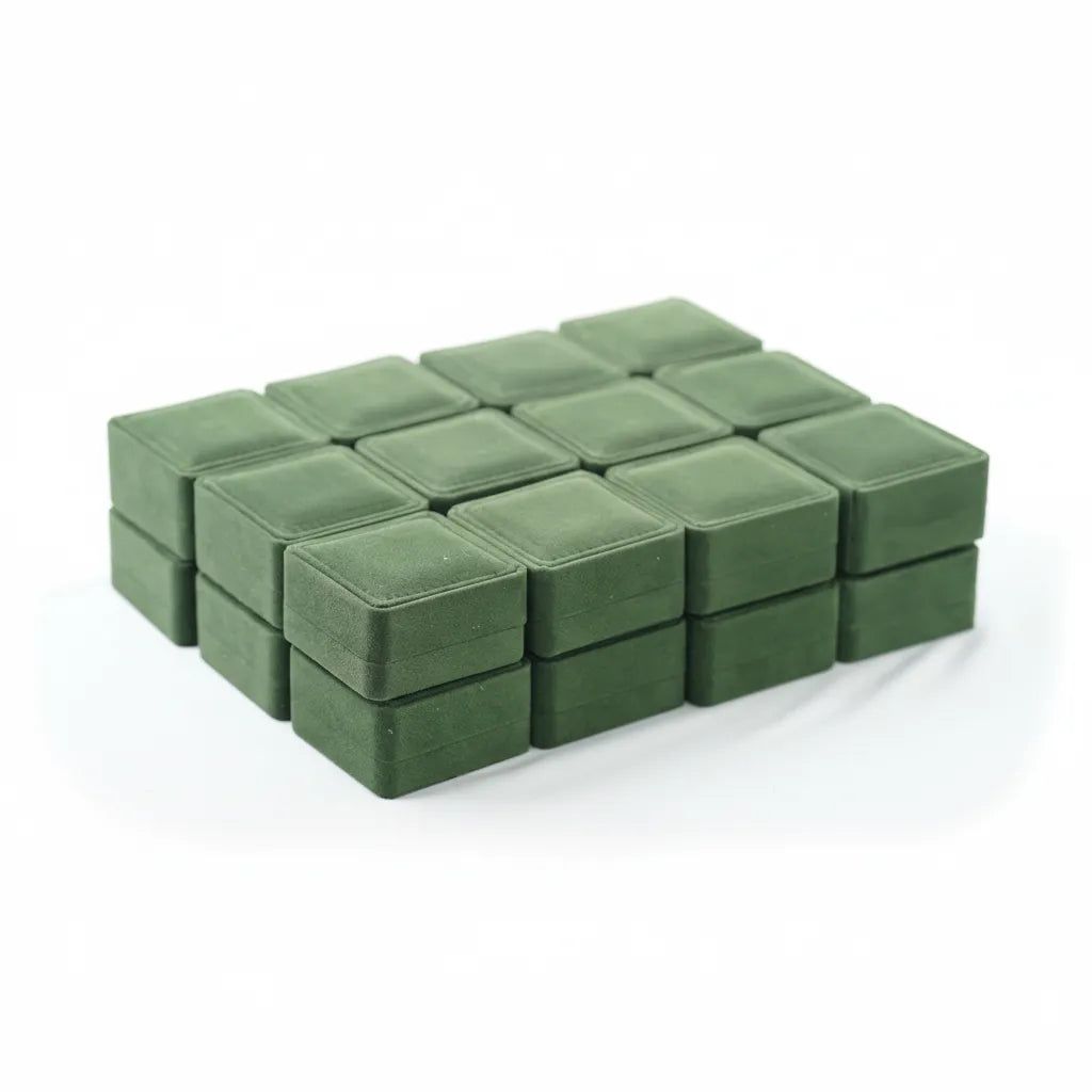 Caja de joyería cuadrada 7×7×3,5cm - Px6