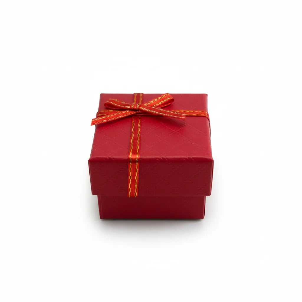 Caja de joyería 4 × 4 cm Rojo