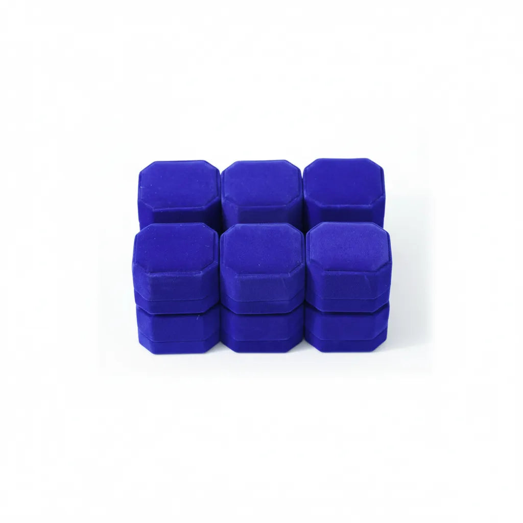 Caja de joyería Hexagonal 6×5,3×3,8 cm-Px12