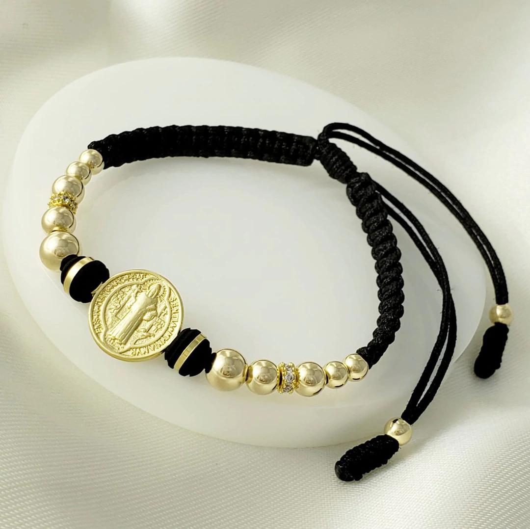 Pulsera San benito grande (6mm,5mm,4mm)