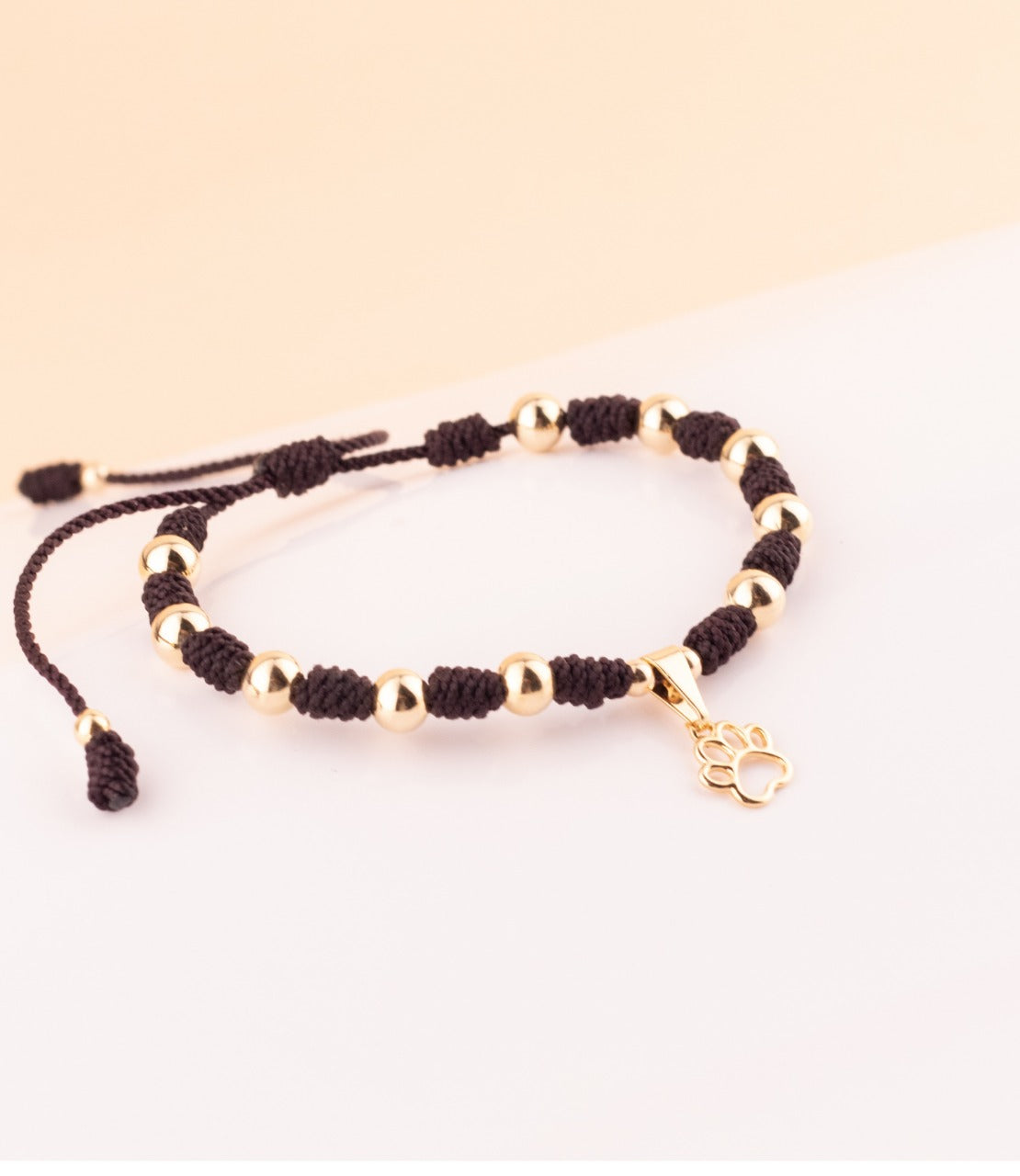 Pulsera mini Huella de perro 🐕 (4mm)