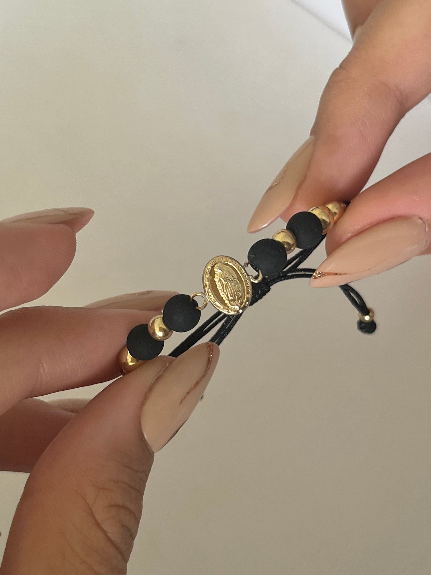 Pulsera de bebé Guadalupe peq (5mm, 4mm)
