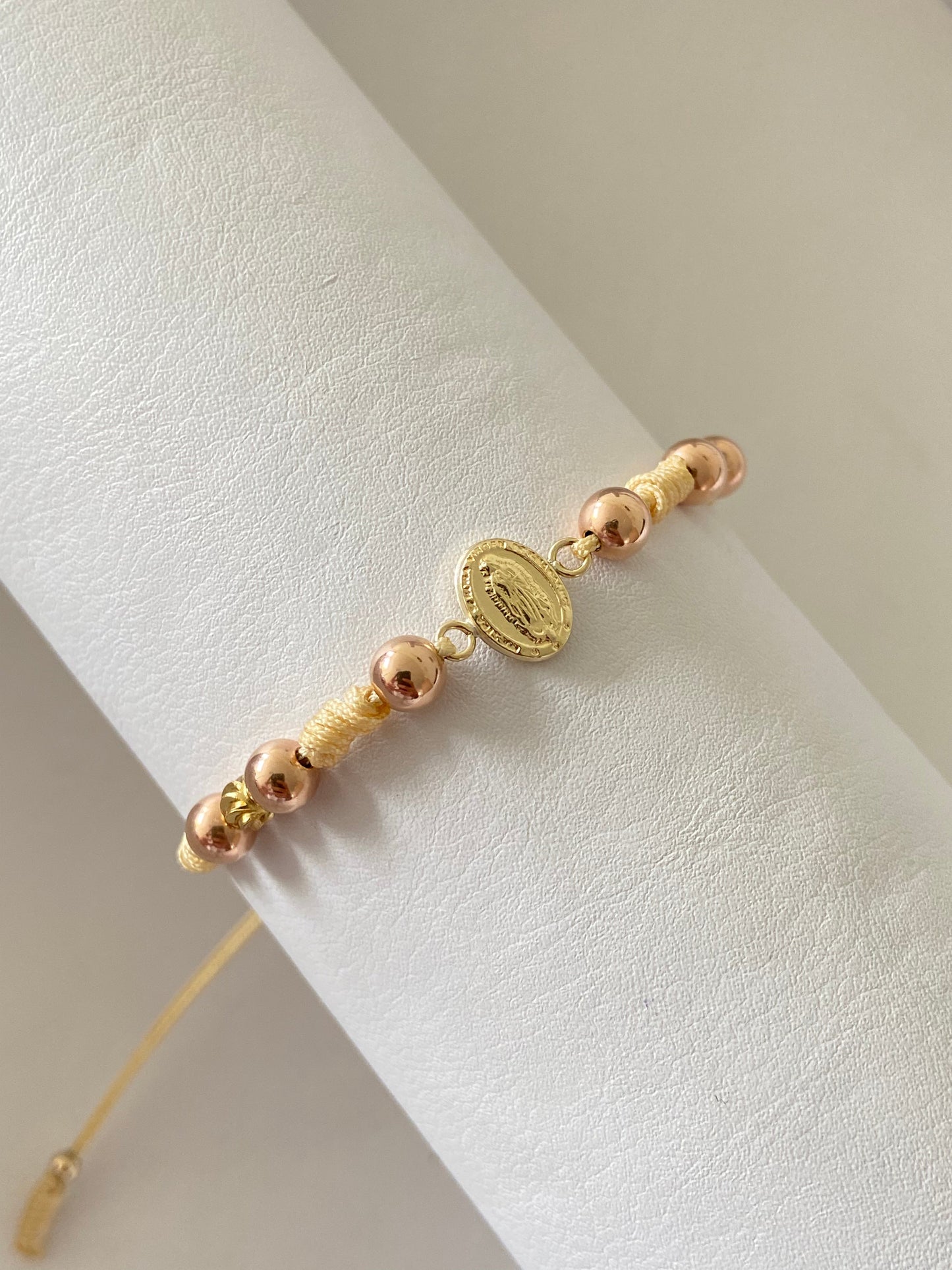 Pulsera Virgen Guadalupe peq (6mm,5mm)