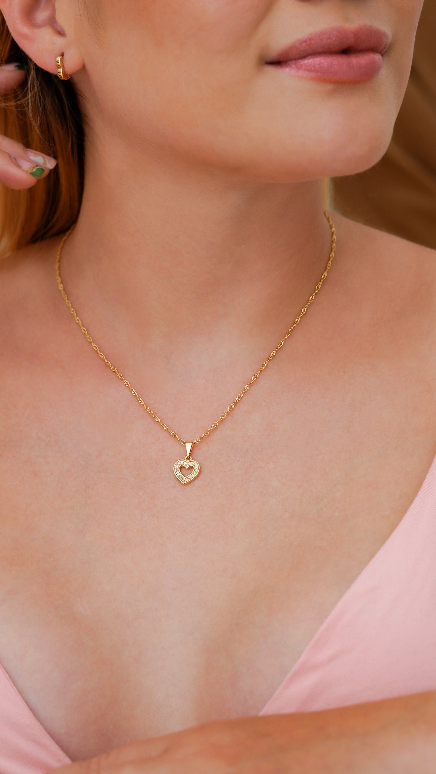 Dije Corazón Silueta Circones