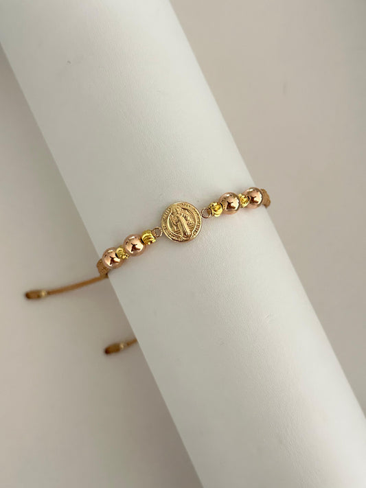 Pulsera san Benito (4mm, 6mm)