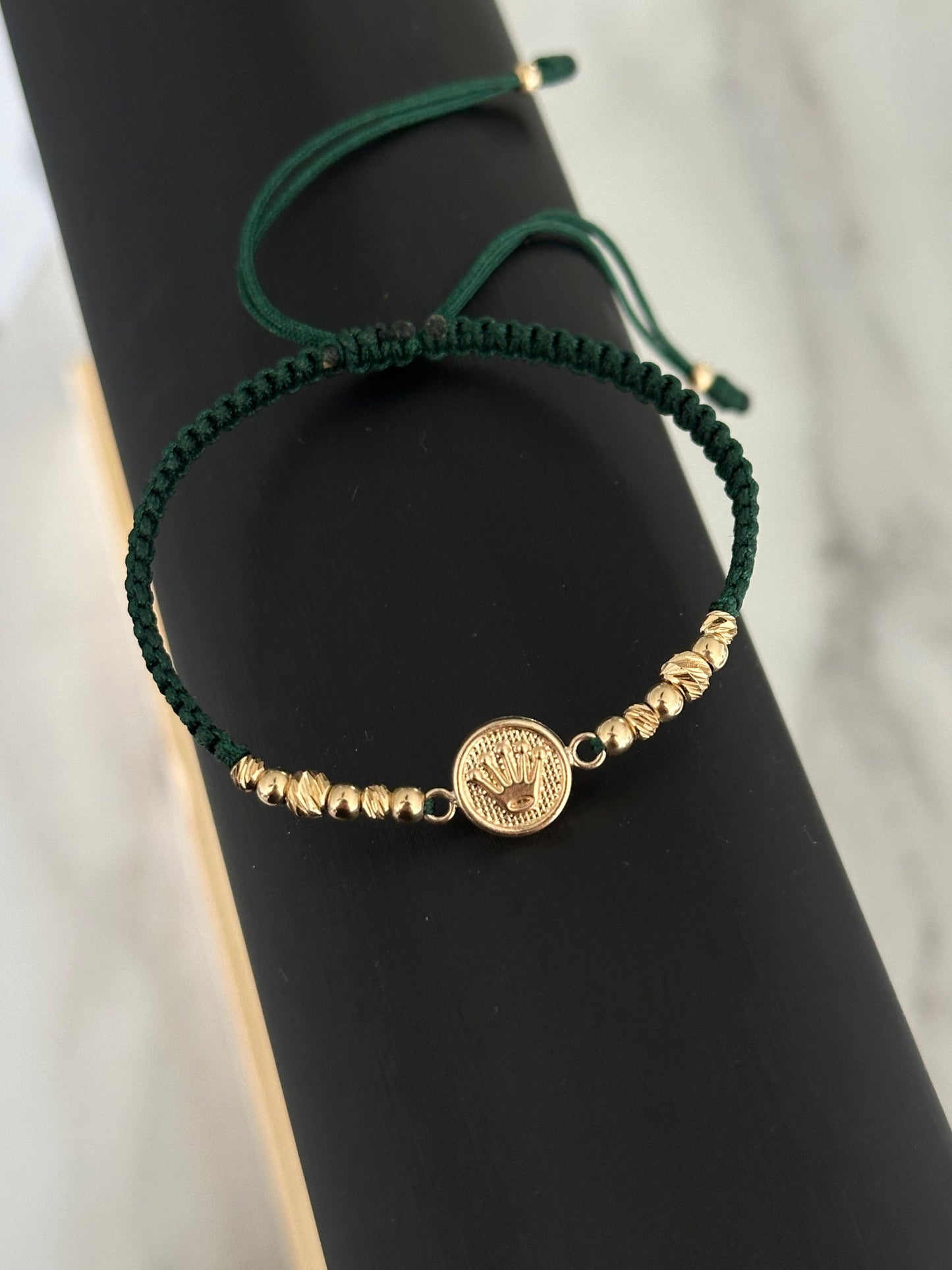 Pulsera corona (balín #3 y #4)