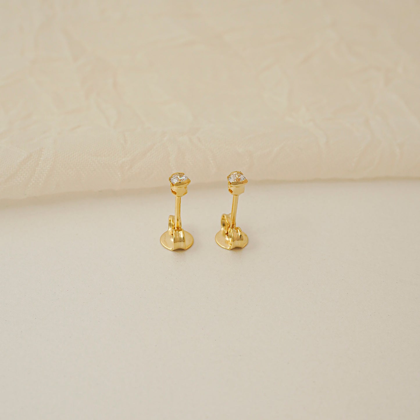 Topos Circonia Redonda Cristal 2mm