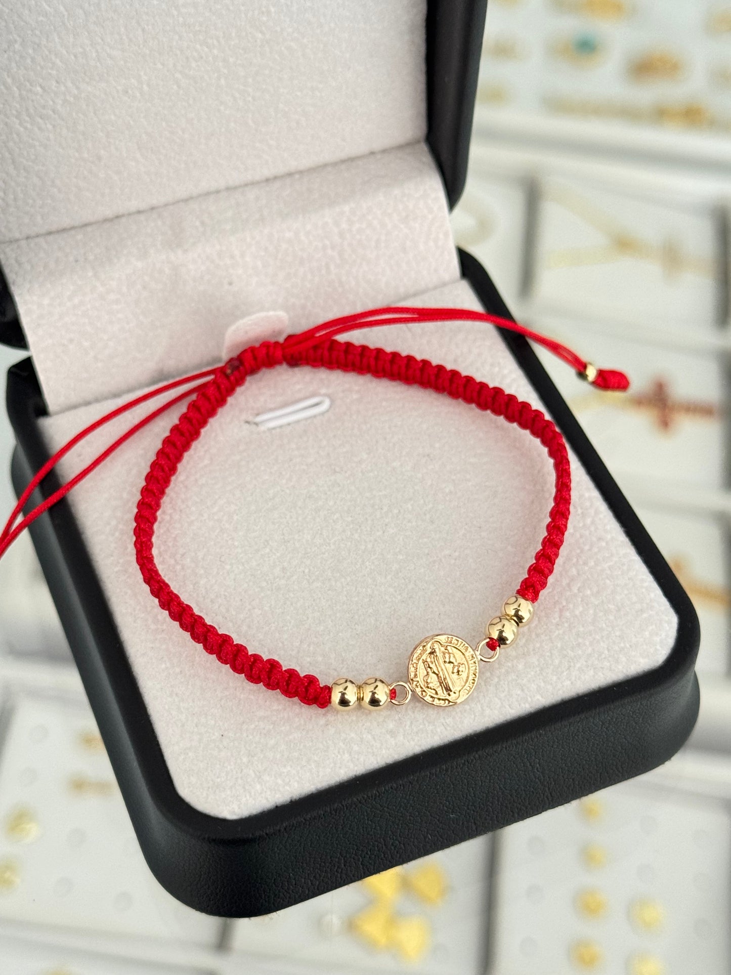 Pulsera san Benito pequeño. N de balín: #4