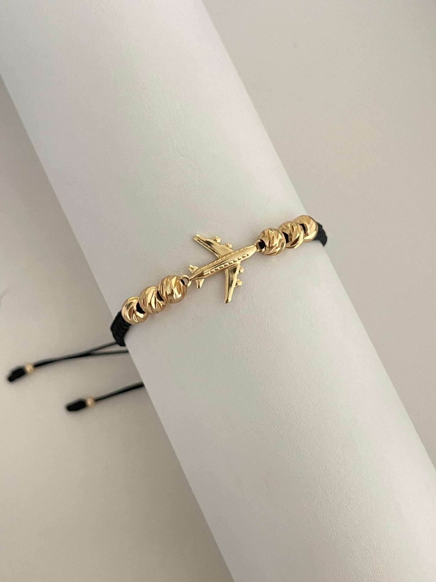 Pulsera avión diamantada (6mm)