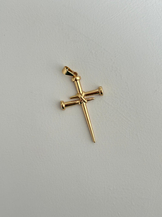 Dije cruz 3 clavos 4.8cms