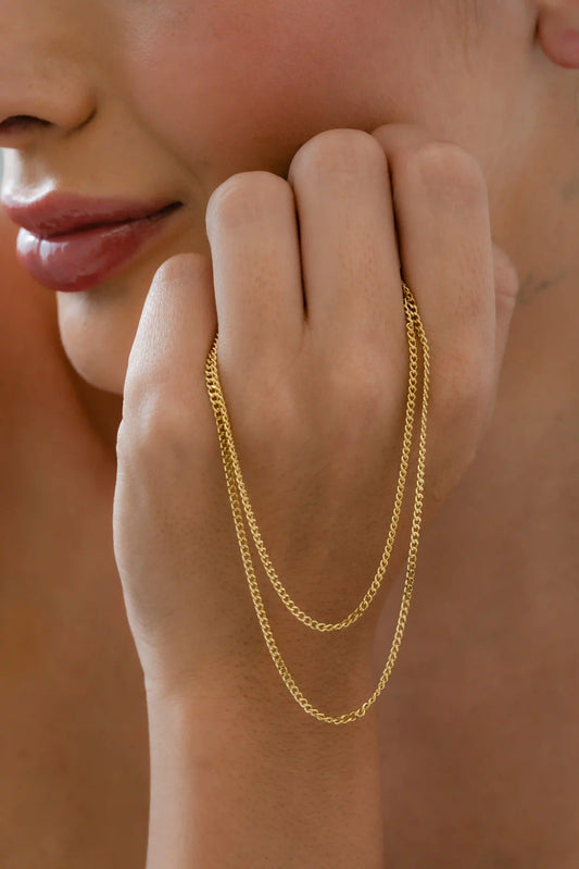 cadena cubana 1.8 mm 45 cm