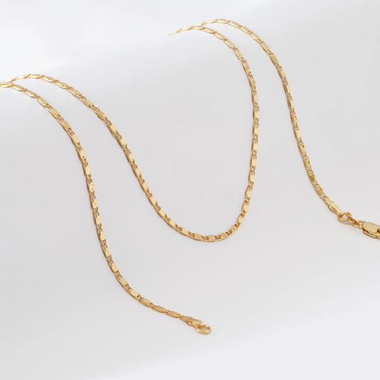 Cadena plana punteras 45cm