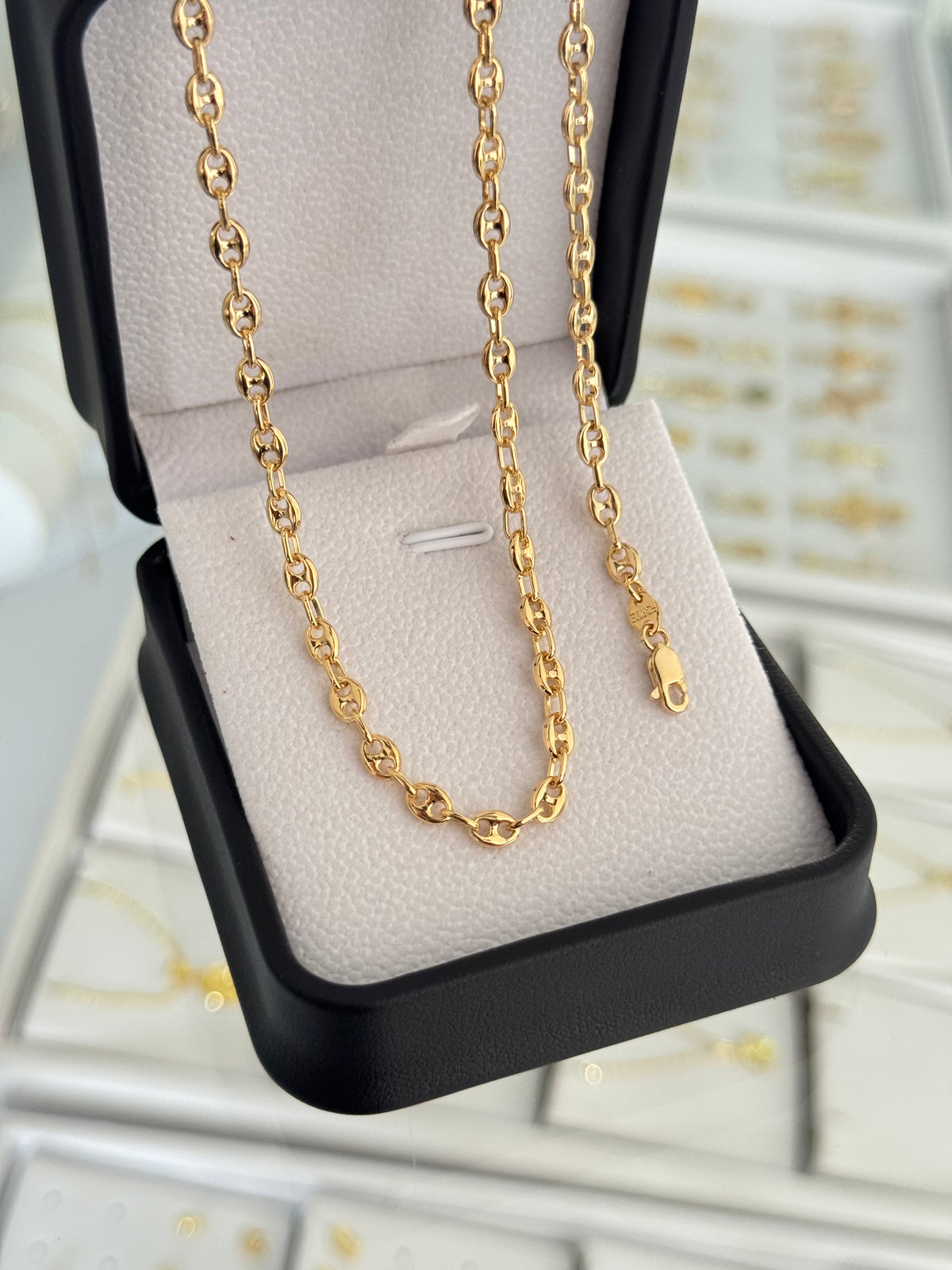 Conjunto gcc (cadena gcc 3mm 60cms + pulsera gcc 3mm 21cms)