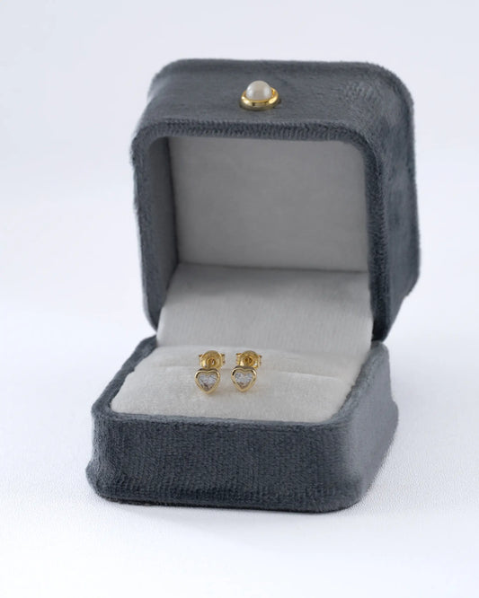 Arete corazón mini