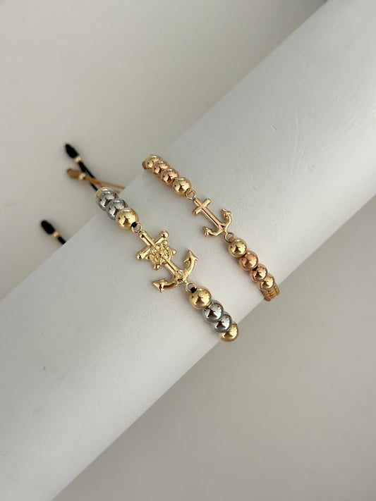 Pulsera pareja ancla (5mm, 6mm)