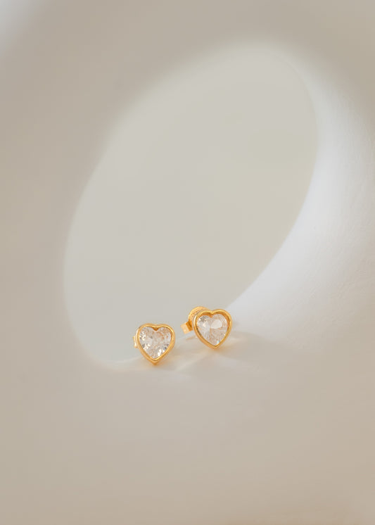 Topos corazón circonia