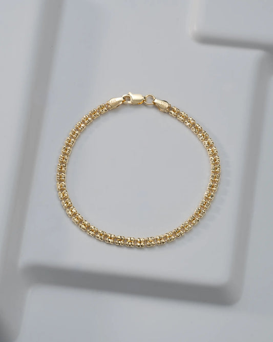 Pulsera ice gold 2L IT 19.5 Cms