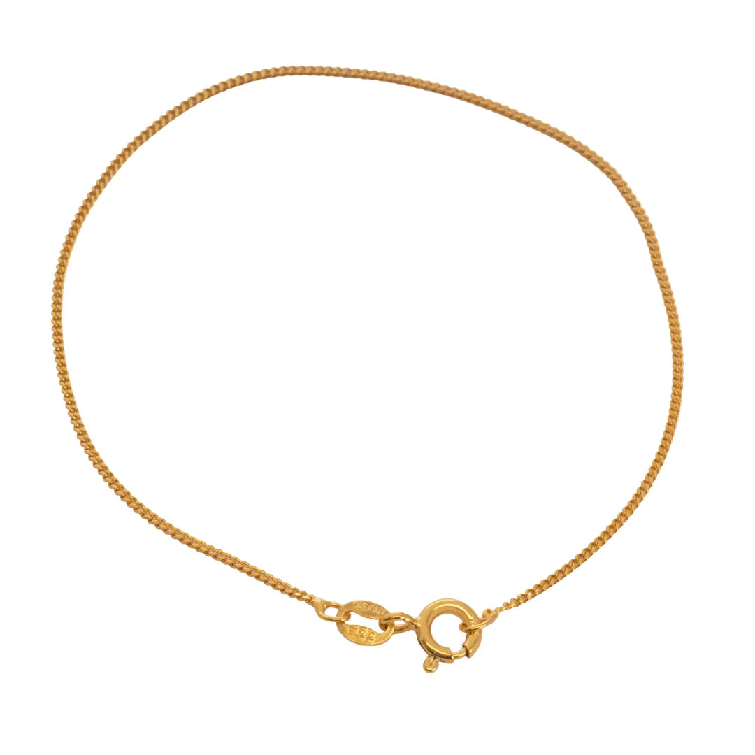 Pulsera cubanita IT 1mm 19cms